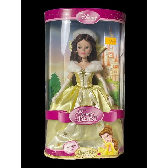 2005 Brass Key Keepsakes Disney Princess Belle Beauty & the Beast Porcelain Doll - Picture 1 of 7